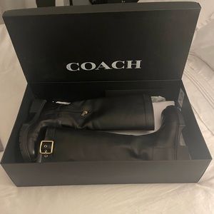 Coach lug sole boots
